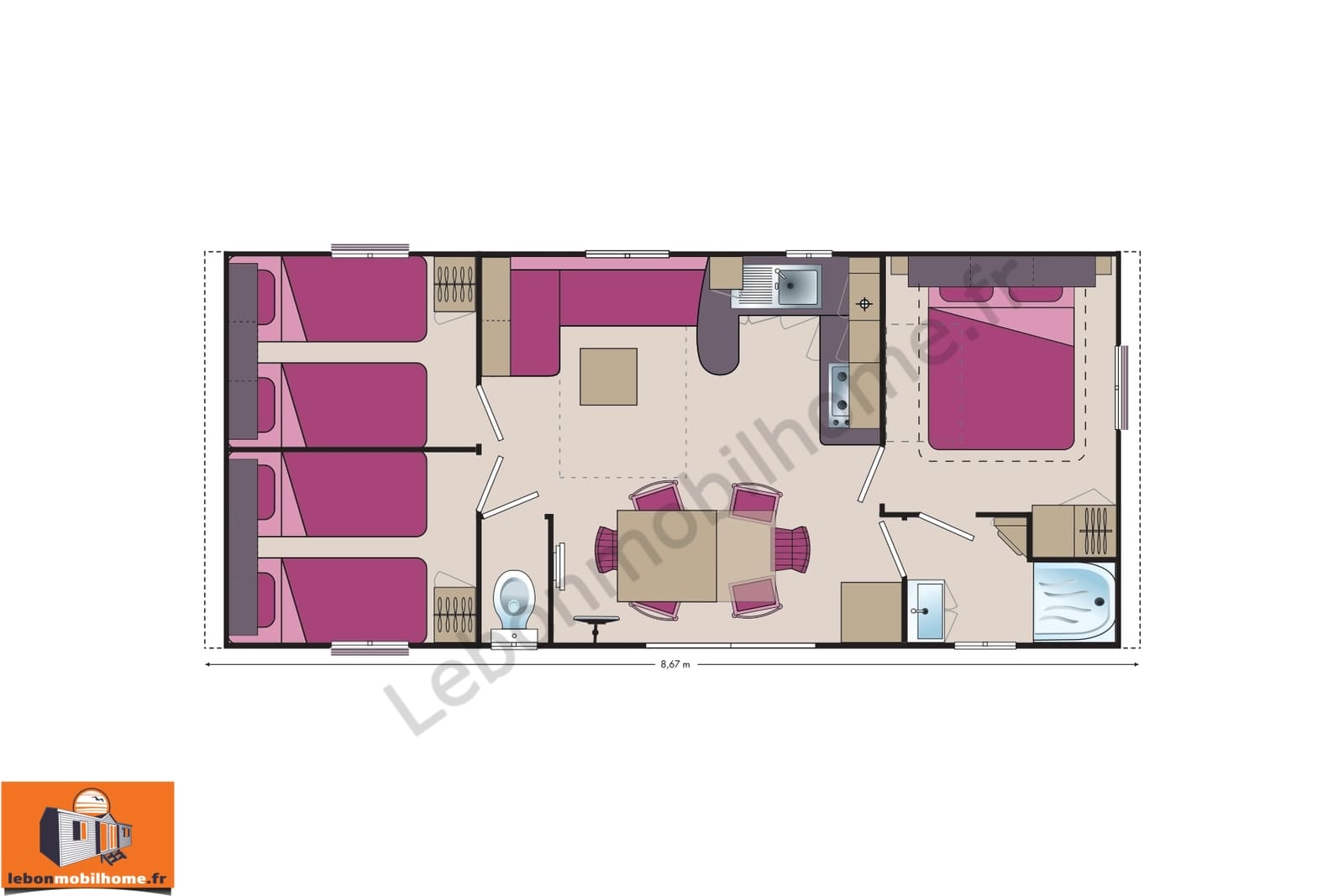 Mobil-home IRM SUPER CORDELIA – BARDAGE BOIS - 7