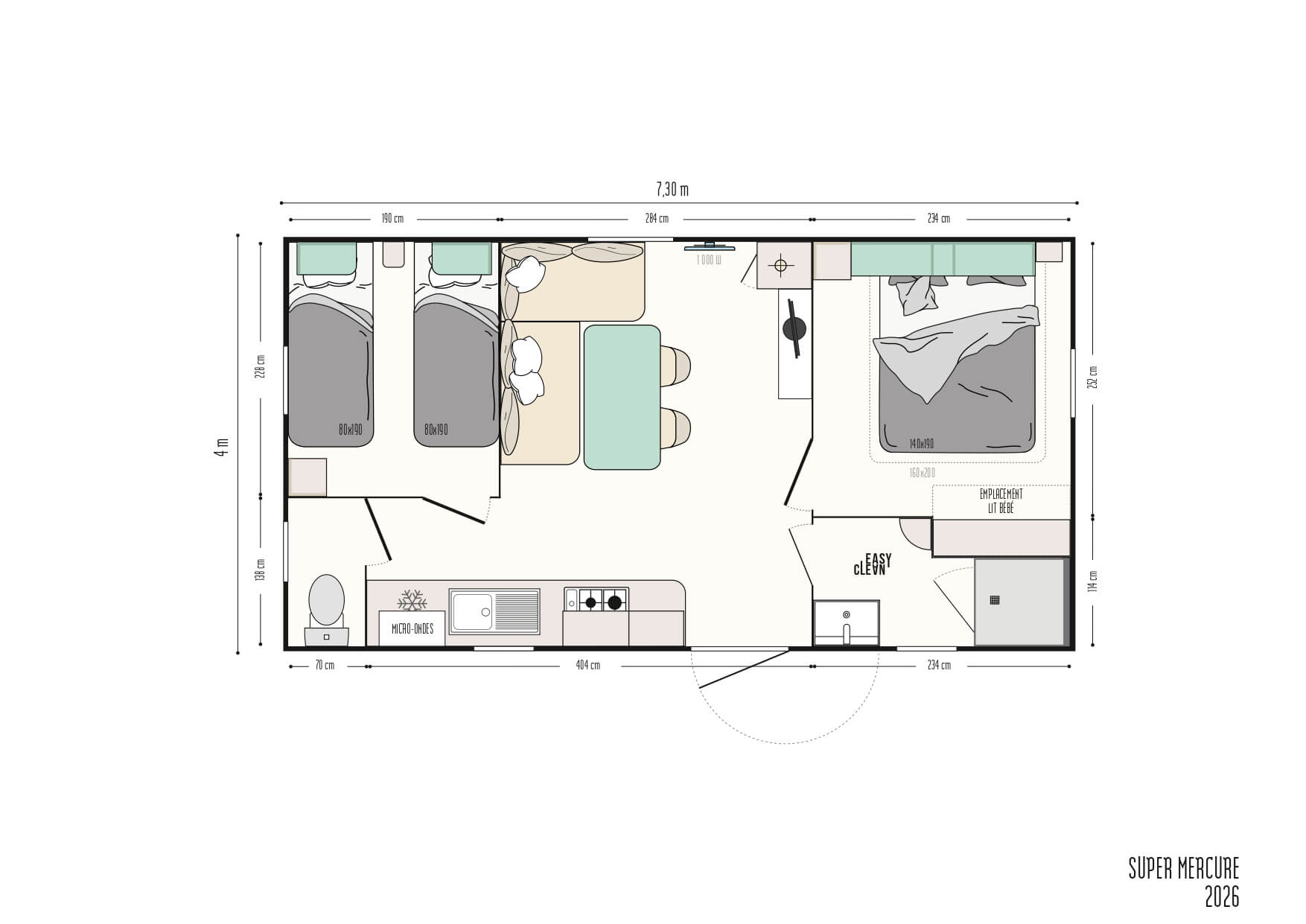 Mobil-home IRM Super Mercure - 4
