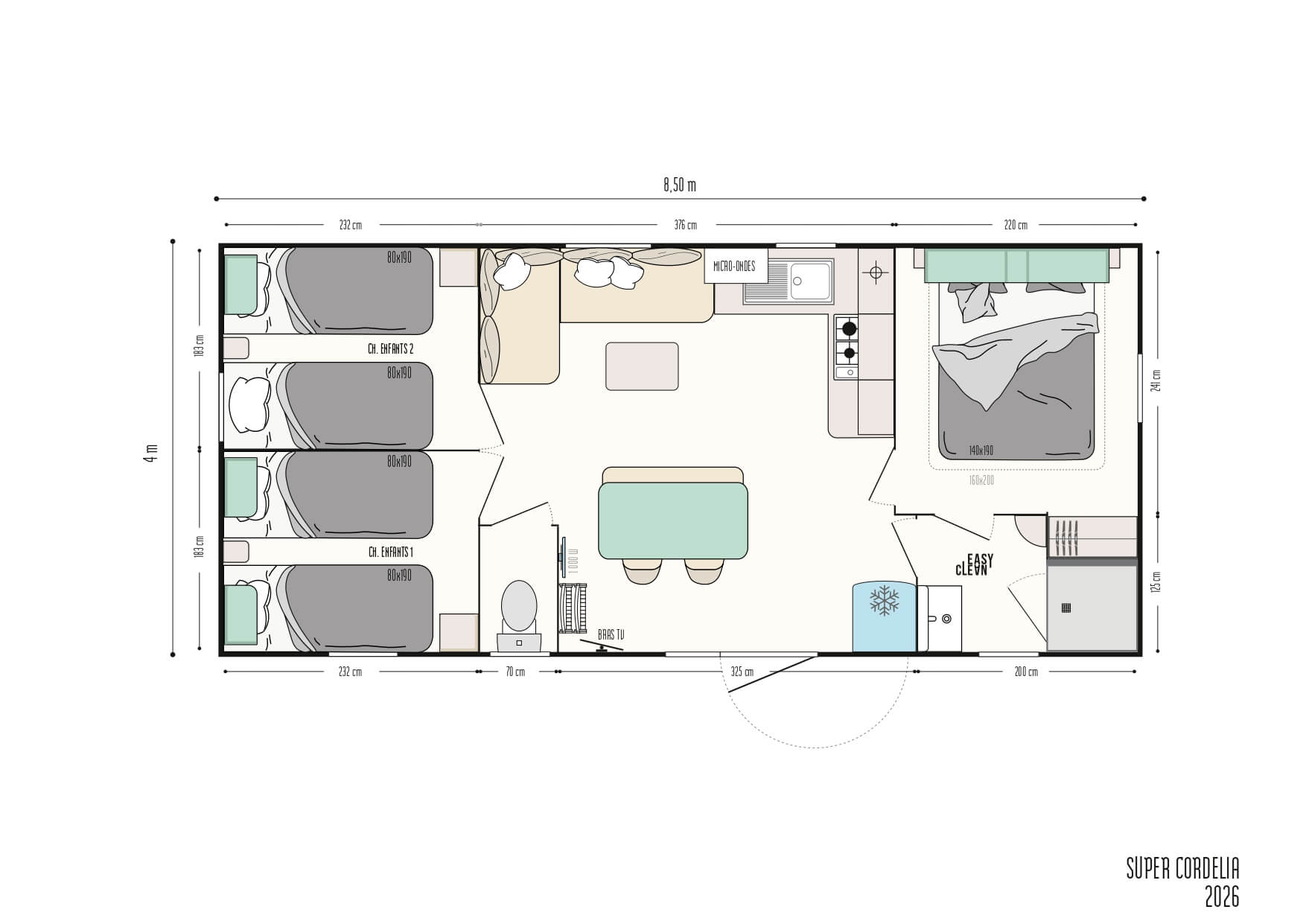 Mobil-home IRM SUPER CORDELIA 3 - 2