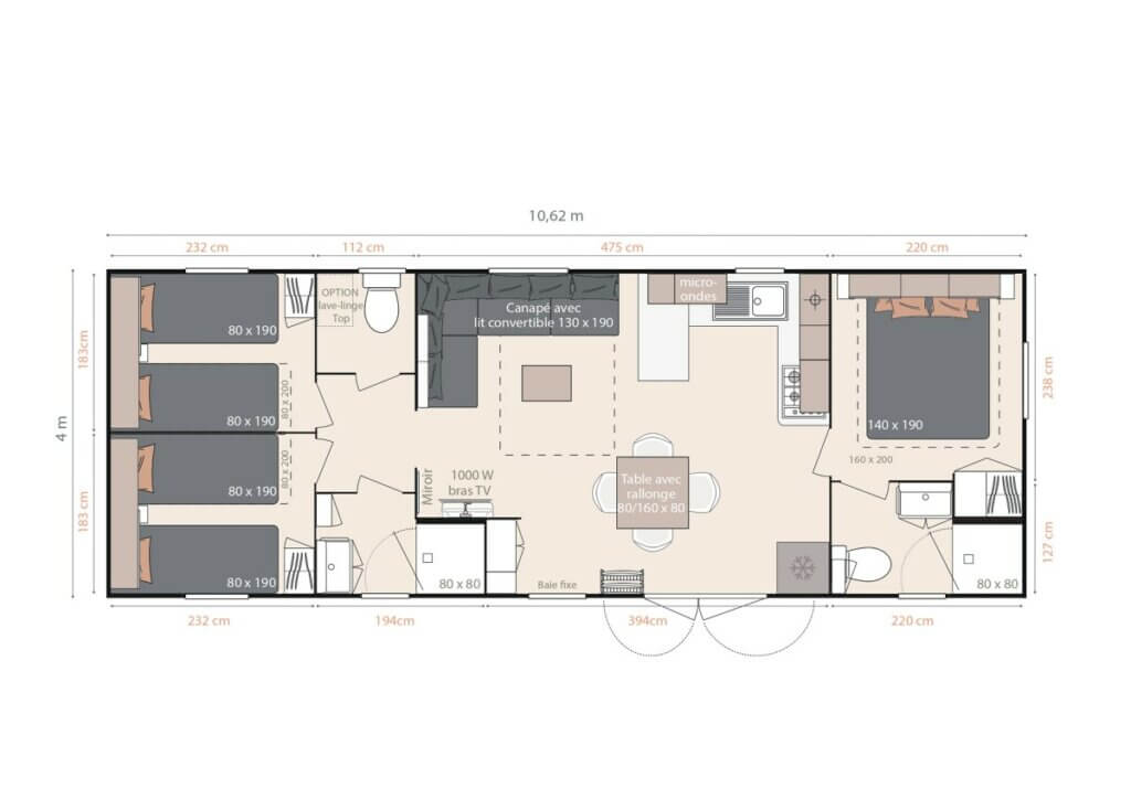 Mobil-home IRM HABITAT VIOLETTE - 8