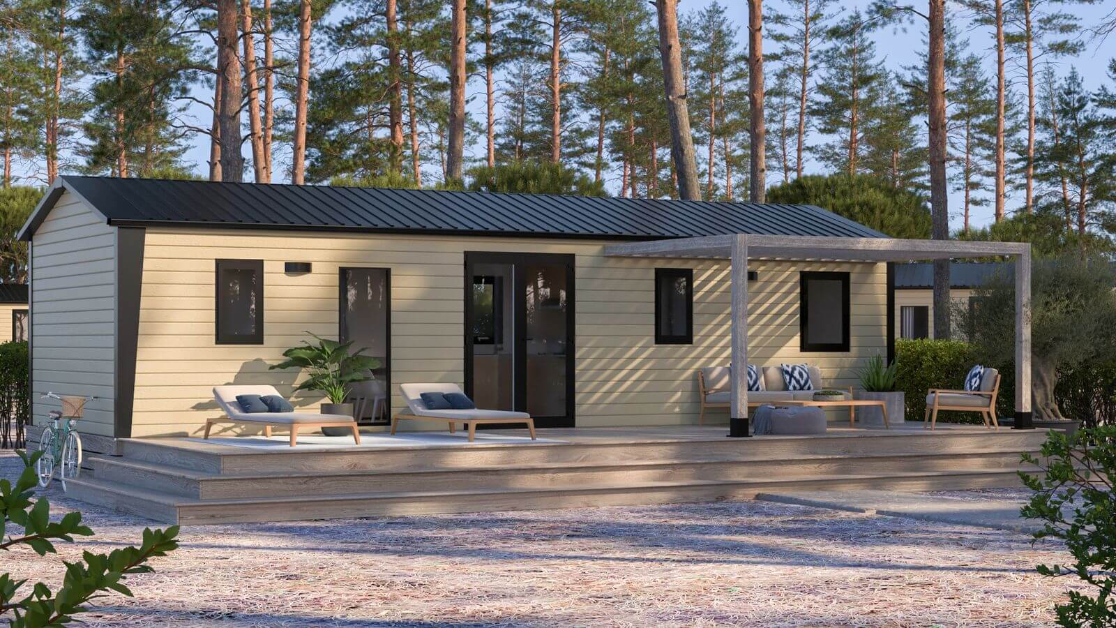 mobil-home parcelle