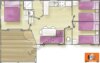 LOUISIANE PACIFIQUE XL – 3 Chambres - 8