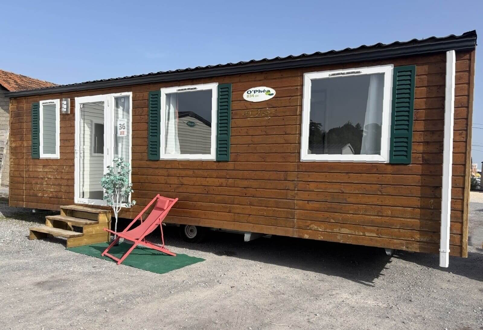 Mobil-Home Occasion O&rsquo;HARA O&rsquo;PHEA 834.3 Bardage Bois
