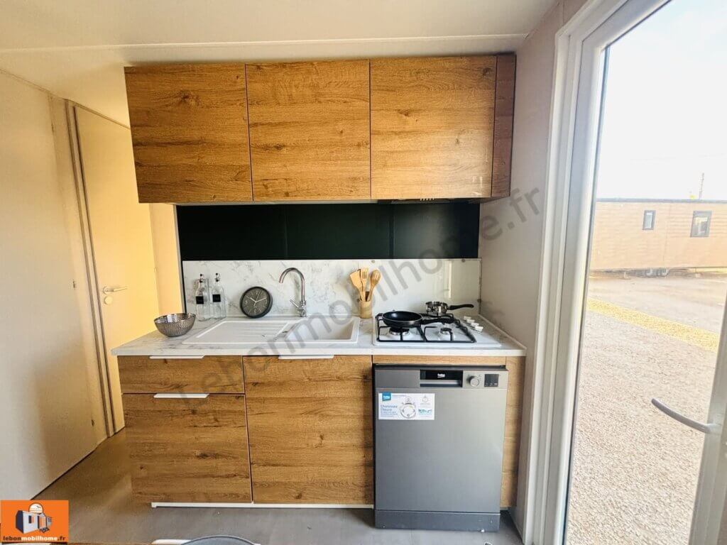 Mobil-home O’HARA 884 Toit 1 Pente Bardage Petits Tasseaux - 2