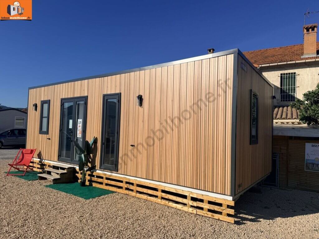 Mobil-home O’HARA 884 Toit 1 Pente Bardage Petits Tasseaux - 12