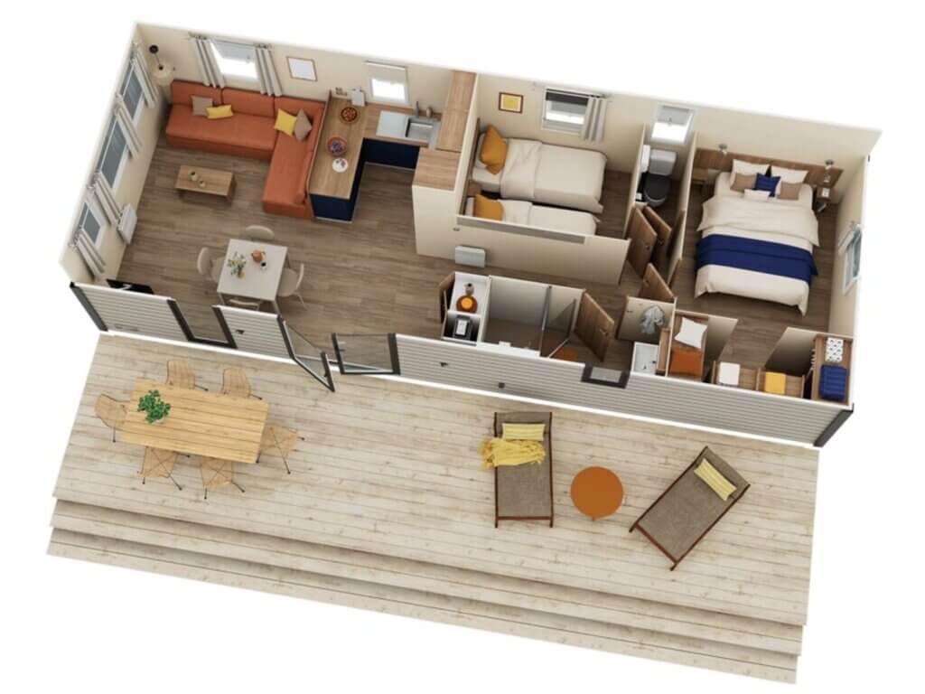 Mobil-home IRM HABITAT TOURNESOL - 2