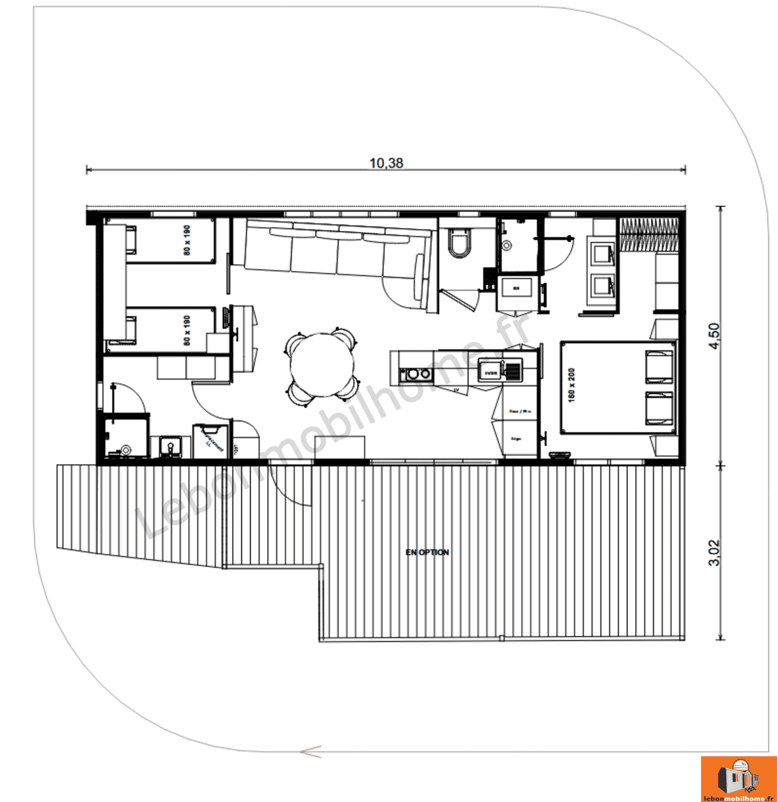Mobil-home SAMIBOIS CILAOS 40.2.2 - 12