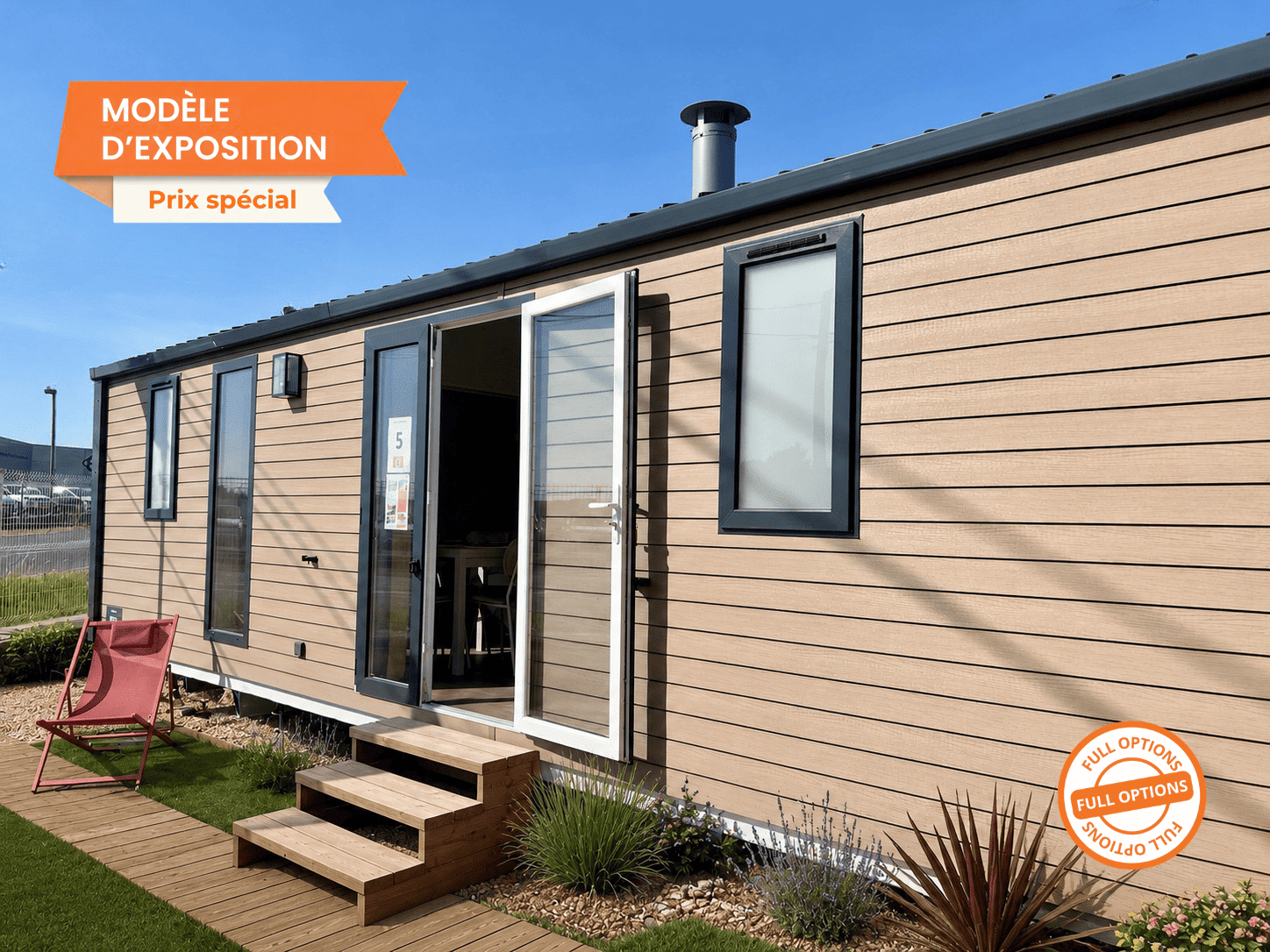 Mobil-Home Neuf IRM HABITAT MIMOSA 4 FACES MUSCADE