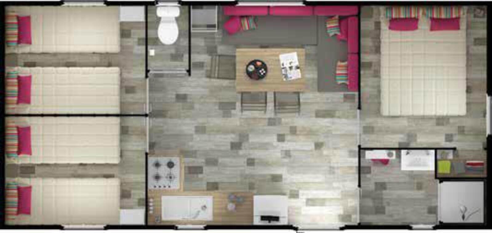 Mobil-home RIDEAU BERMUDES TRIO - 10