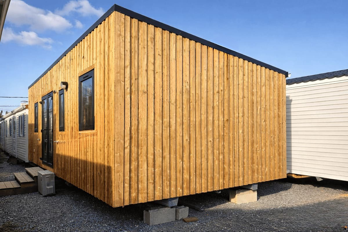 Mobil-Home Occasion TRIGANO EVO 33.3 – BARDAGE BOIS