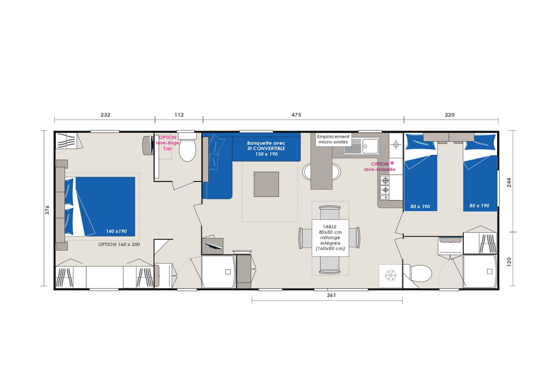 Mobil-home IRM AVENTURA 2 CH/2SDB - 10