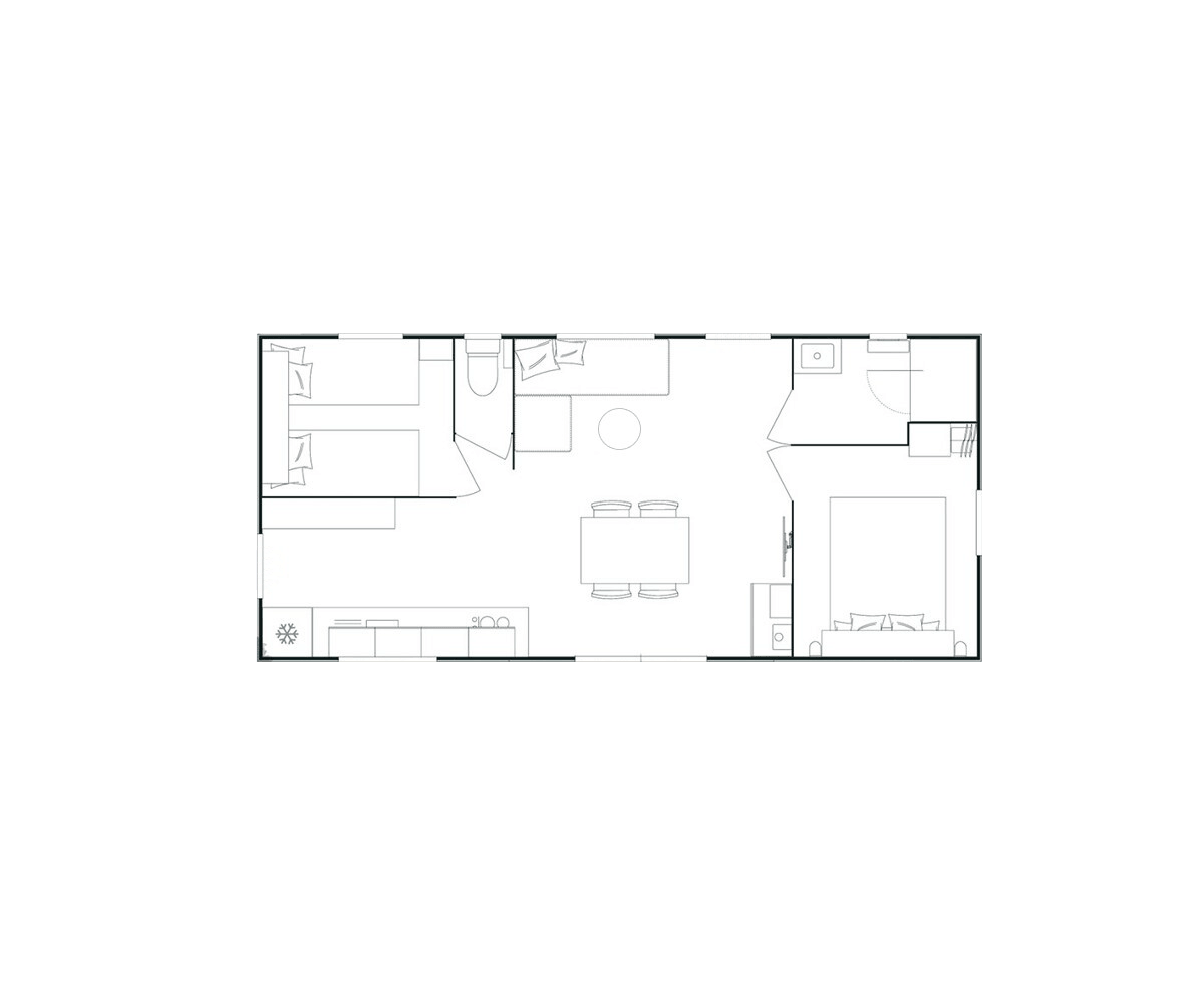 Mobil-home RIDEAU MALDIVES 87.2 - 2