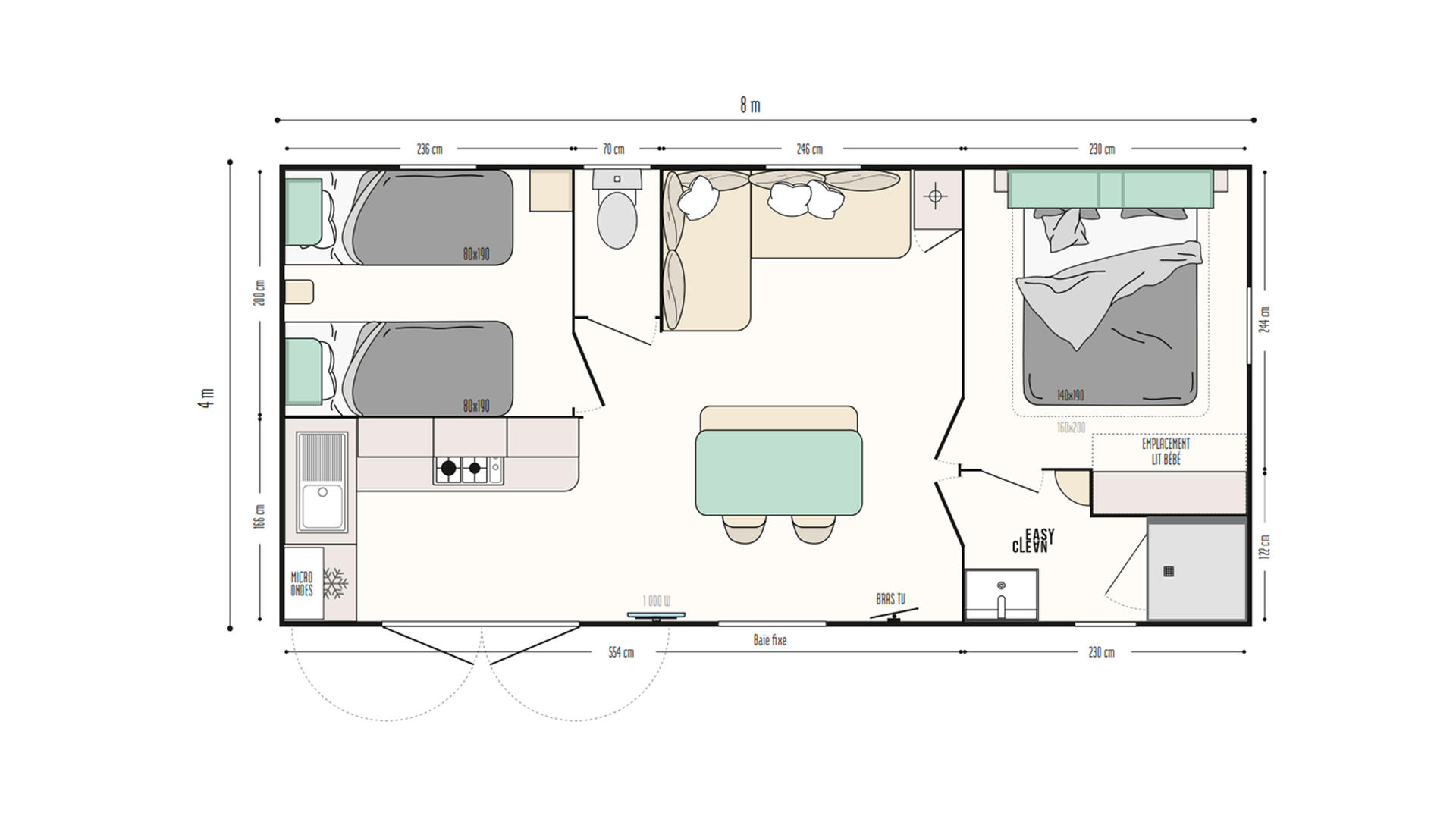 Mobil-home IRM RIVIERA SUITE - 7