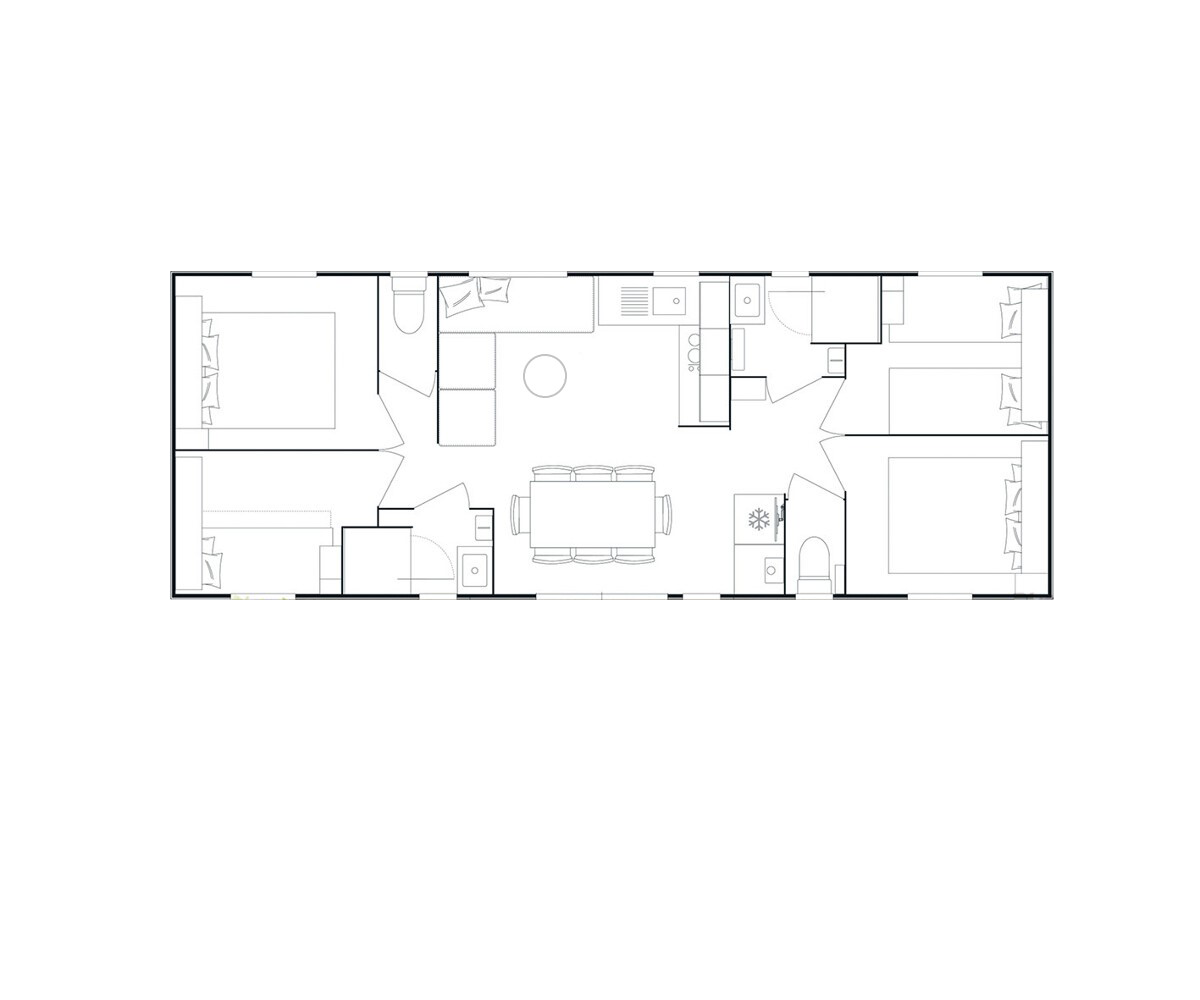 Mobil-home RIDEAU TRINIDAD 106.4 S - 3